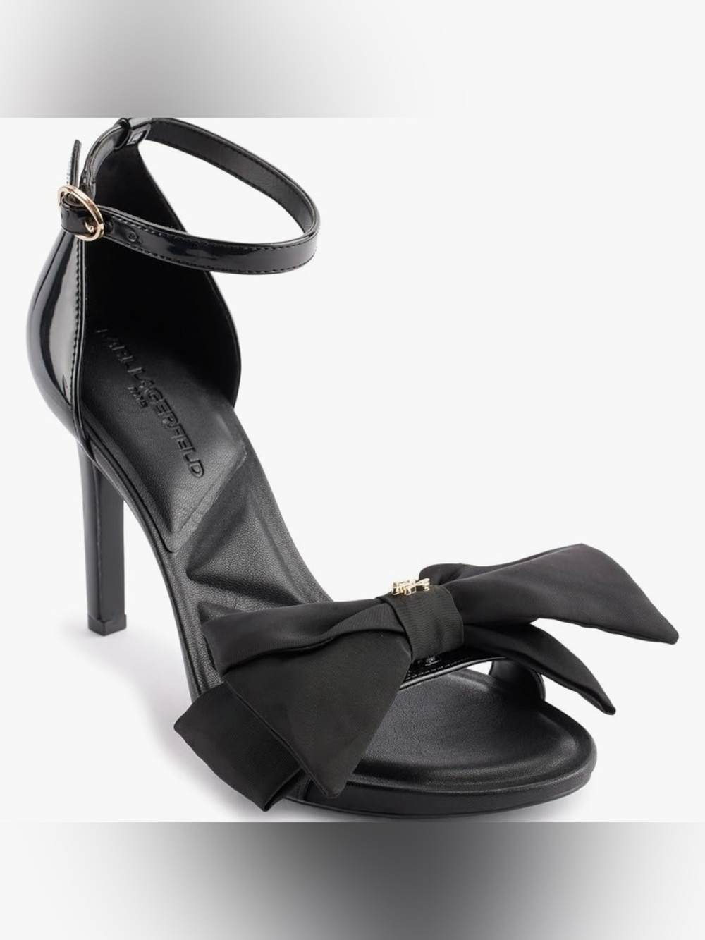 Karl Lagerfeld Paris Ken’s Black Bow Heels